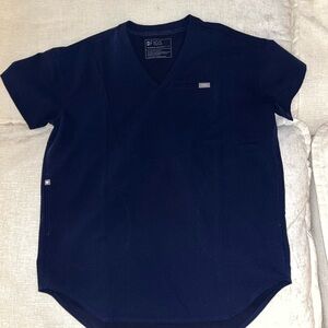 FIGS navy scrub top